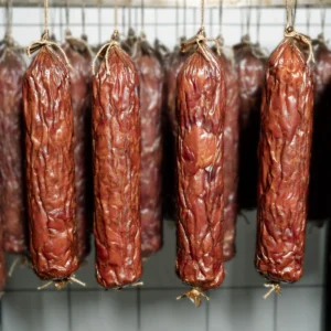 Kiełbasa Domowa Królewska Sucha w suszarni